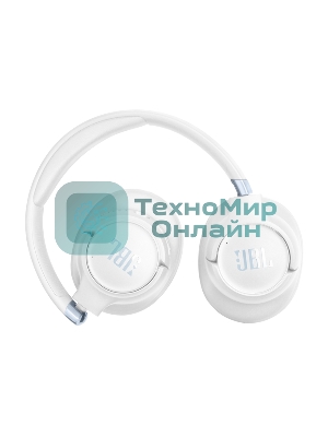Беспроводные/проводные наушники JBL Tune 780NC белый, полноразмерные, Bluetooth + проводной, адаптивное шумоподавление