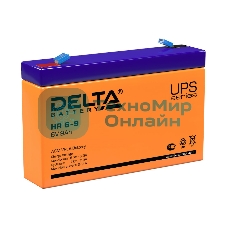 Батарея для ИБП Delta HR 6-9 (634W) (6V, 9Ah)