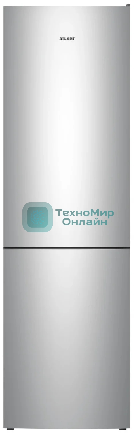 Холодильник Atlant XM-4624-181 серебристый двухкамерный 228/119л морозилка снизу