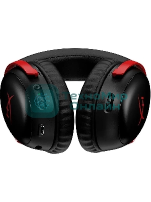 Гарнитура HyperX Cloud III чёрный-красный, проводная, 3.5 мм