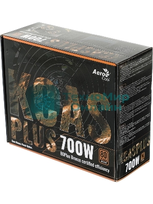 Блок питания Aerocool/Formula AC KCAS PLUS 700, 700Вт, 80 PLUS Bronze, 120мм черный (аналог Aerocool KCAS PLUS 700W)