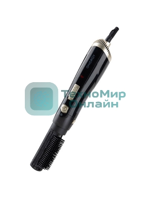 Фен-расческа Energy EN-845 черный/золотистый, 1000 Вт