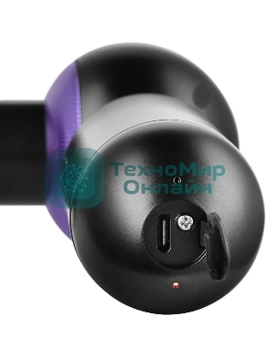 Массажер Kitfort КТ-2987 60Вт черный/фиолетовый