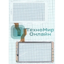 Сенсорное стекло (тачскрин) FM710301KA, белое