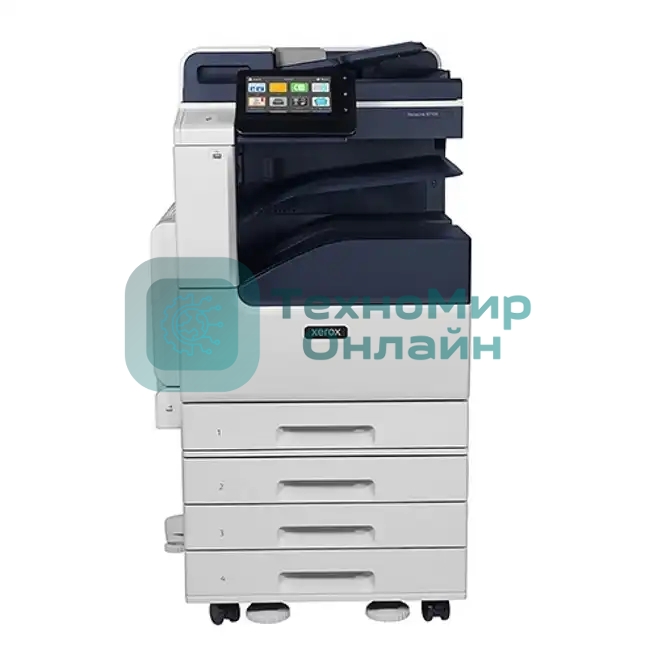 МФУ лазерное Xerox VersaLink B7125/30/35 (B7101V_D), A3, ч/б, печ. до 35 стр/мин (A4) до 19 стр/мин (A3), скан. до 80 стр/мин., 1200 x 1200 dpi (пчать) 600x600dpi (скан.), USB, Ethernet, NFC, Air Print, Mopria, необходимо приобрести дополнительно ключ инициализации.