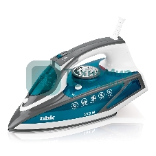 Утюг BBK ISE-2402 синий, 2400 Вт, 40 г/мин, 140 г/мин, 450 мл