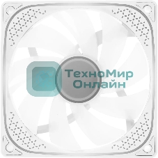 Вентилятор для корпуса Accord ACC-YH12 ARGb 120х120x25 белый 4-pin 27дБ (ACC-YH12 ARGb белый) brown box