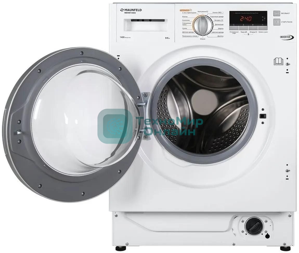 Встраиваемая стиральная машина Maunfeld MBWM1486S с сушкой