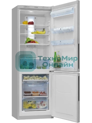 Холодильник Pozis RK FNF-170 серебристый двухкамерный 220/94 л морозилка снизу