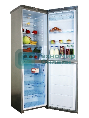Холодильник ОРСК 177 MI металлик двухкамерный 220/160л морозилка снизу