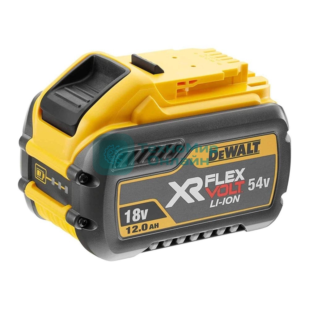 Аккумулятор DeWalt DCB548-XJ 54 В XR FLEXVOLT Li-Ion, нарпяжение: 18 и 54 В, 12.0 А·ч, XR 18.0 В