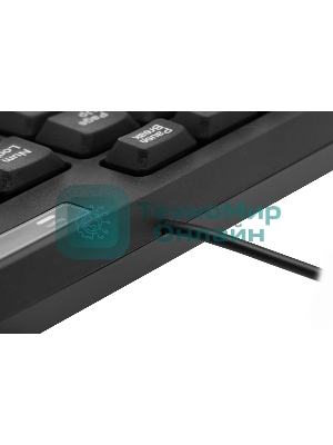 Клавиатура проводная Defender Concept HB-164, USB, черный