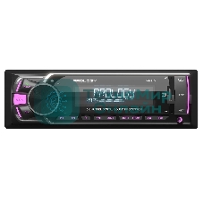Автомагнитола Prology MG-110, 1 DIN, Bluetooth, USB Type-A, AUX, пульт ДУ