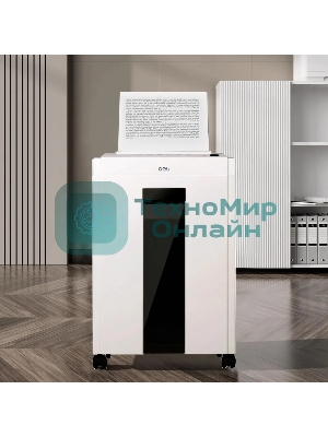 Шредер Deli ET053 белый (секр.P-4) фрагменты 16лист. 23лтр.