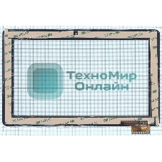 Сенсорное стекло (тачскрин) FPC017H V2.0, черное