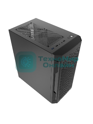 Компьютерный корпус Powercase Mistral Micro Z2B SI, Non Window, Mesh, 2x 120мм fan, черный, mATX (CMIMZB-F2SI)