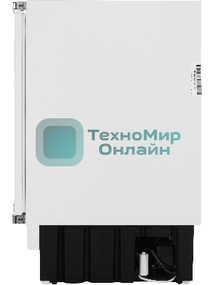 Встраиваемый холодильник Hyundai HBR 0812 белый однокамерный 98/17л морозилка сверху