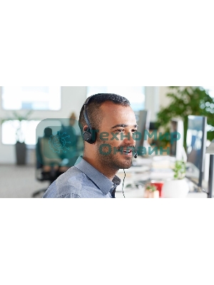 Гарнитура Logitech PC Headset 960 Stereo чёрный, проводная, USB