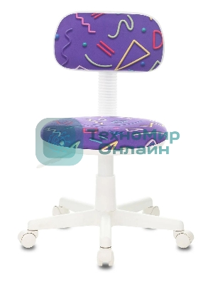 Кресло Бюрократ CH-W201NX Sticks 08 фиолетовый, ткань, 120 кг