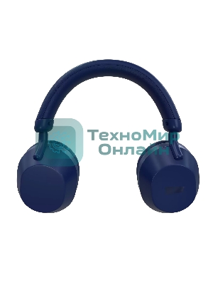 Беспроводные/проводные наушники MORE CHOICE HW55 темно-синий, накладные, Bluetooth + проводной, до 12 ч