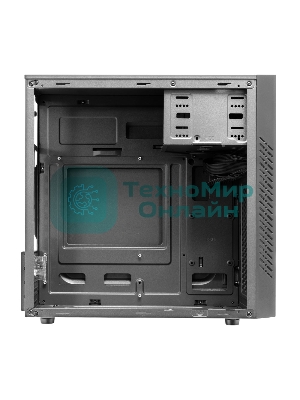 Компьютерный корпус Ginzzu D350 2хUSB 2.0,AU RGb w/o PSU