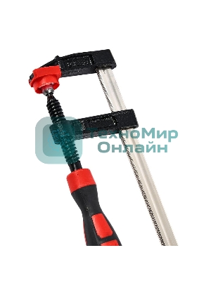 Струбцина F-образная усиленная Deli DL110515Z 150x50 мм, макс. усилие зажима 2000N, резьба 12мм