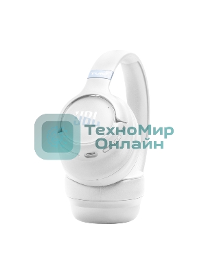 Беспроводные/проводные наушники JBL Tune 780NC белый, полноразмерные, Bluetooth + проводной, адаптивное шумоподавление