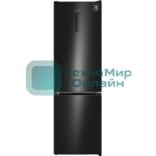 Холодильник Weissgauff WRK 2000 Total NoFrost Inverter Black черный двухкамерный 240/95л морозилка снизу