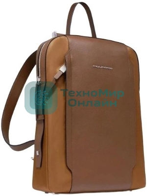 Рюкзак женский Piquadro Lyra CA4576W92T/CU табачный ткань/натур.кожа