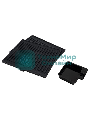 Гриль электрический Hyundai HYG-5047 2200Вт черный/черный