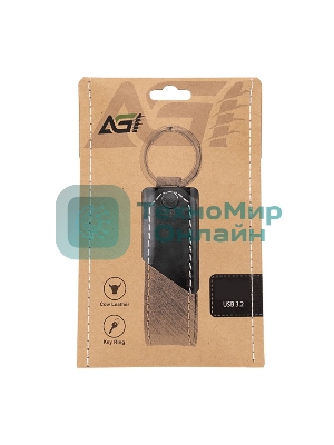 Флешка USB AGI UE238 (AGI256G32UE238), 256Gb, USB 3.2, R/W 450/450, черный