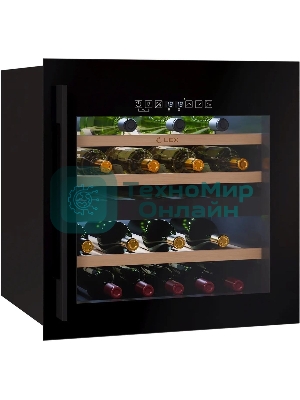 Винный шкаф LEX LWD6036BL dual zone S 1-нокамерн. черный стекло (CHAT500009)