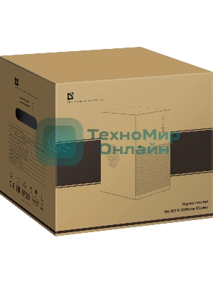 Компьютерный корпус Defender Apex Metal белый, mATX,Type C(3.0),USB3.0