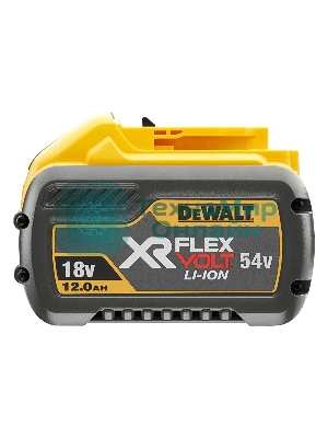 Аккумулятор DeWalt DCB548-XJ 54 В XR FLEXVOLT Li-Ion, нарпяжение: 18 и 54 В, 12.0 А·ч, XR 18.0 В