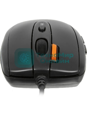 Мышь проводная A4Tech N-70FX черный, 1600 dpi, USB, кнопки - 7