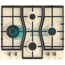 Газовая варочная панель Gorenje GW6D42CLI слоновая кость