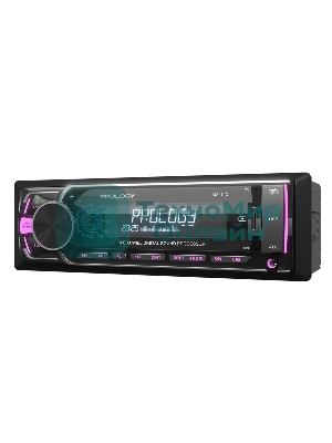 Автомагнитола Prology MG-110, 1 DIN, Bluetooth, USB Type-A, AUX, пульт ДУ