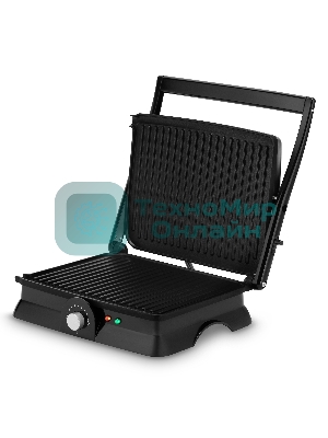 Электрогриль Maxwell MW-1960, 2000Вт, стальной