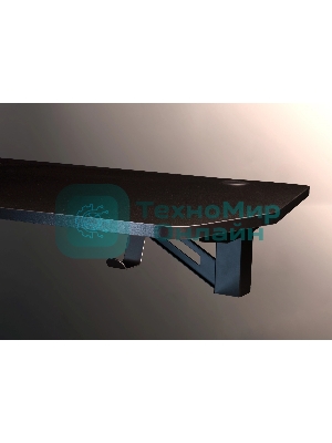 Стол игровой Cactus CS-GMD-BK-RGb столешница МДФ, черный каркас черный 136x60x75 см