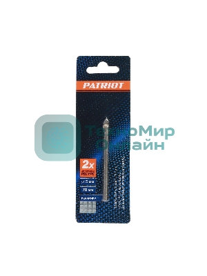 Сверло EDGE by PATRIOT по керамике 5х70 мм, 1шт в блистере