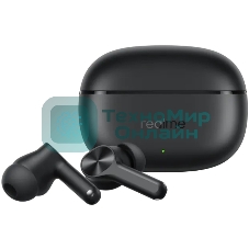 Наушники TWS Realme Buds T200x черный, внутриканальные, Bluetooth, до 30 ч