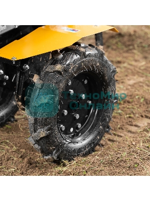 Мотоблок Denzel DPT-170S, 7 л.с., ремен.сцеп, фрез 3х4, ШОМ, передачи 2В/1Н