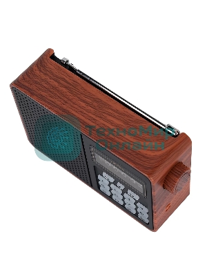 Радиоприемник PERFEO (PF_D0573) ALPINIST, коричневый