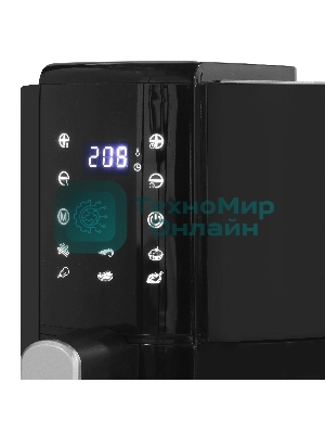 Аэрогриль Kitfort КТ-2225 черный, 1000 Вт, 1.9 л, сенсор, 6 программ