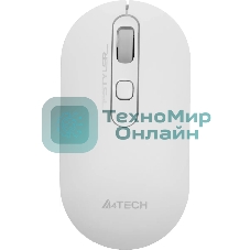 Мышь беспроводная A4Tech Fstyler FG20S белый/серый, 2000 dpi, радиоканал, USB, кнопки - 3
