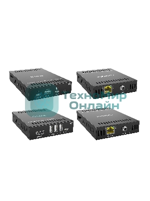 Удлинитель сигнала Infobit iTrans UC-Hub UC/KVM 4K60 USB-C через HDBase T3.0