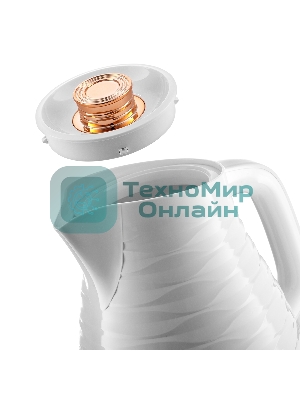 Чайник электрический BRAYER BR1057WH белый, 2200 Вт, 1.7 л