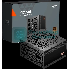 Блок питания ПК Power Supply PCCooler, 550W 80+ Bronze (ATX, ATX 2.52, Non-modular, 1x24(20+4)pin 550мм, 1xCPU(4+4)pin 650мм, 1xPCIe*2 8(6+2)pin 500+120мм, 4xSATA*3+MOLEX4pin*1, Active, 120x120мм, 140x150x86mm, APFC, OVP/UVP/OCP/SCP/OTP/OPP/SPD)