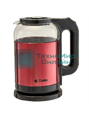 Чайник электрический DELTA DL-1115 красный