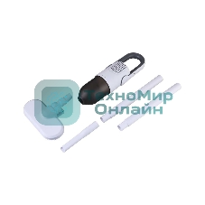 Пылесос вертикальный TENDENZA TZ-VС-305 белый, питание от аккумулятора, 80 Вт, уборка сухая, пылесборник 0,5 л